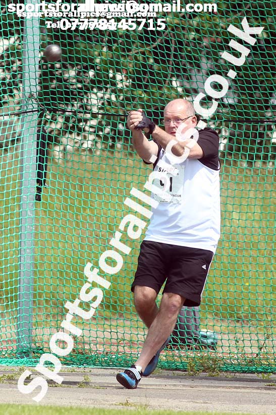 Mens hammer, 2019 NEMA Track and Field Champs, Monkton. Photo:  David T. Hewitson/Sports for All Pics